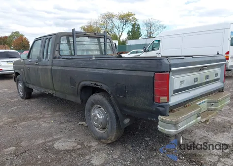 1986 Ford F250 из США, поврежденный, VIN 1FTHX25H9GKB66055